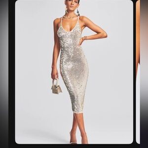 Isabelle Sequin Crochet Dress/ size Xsmall/Small